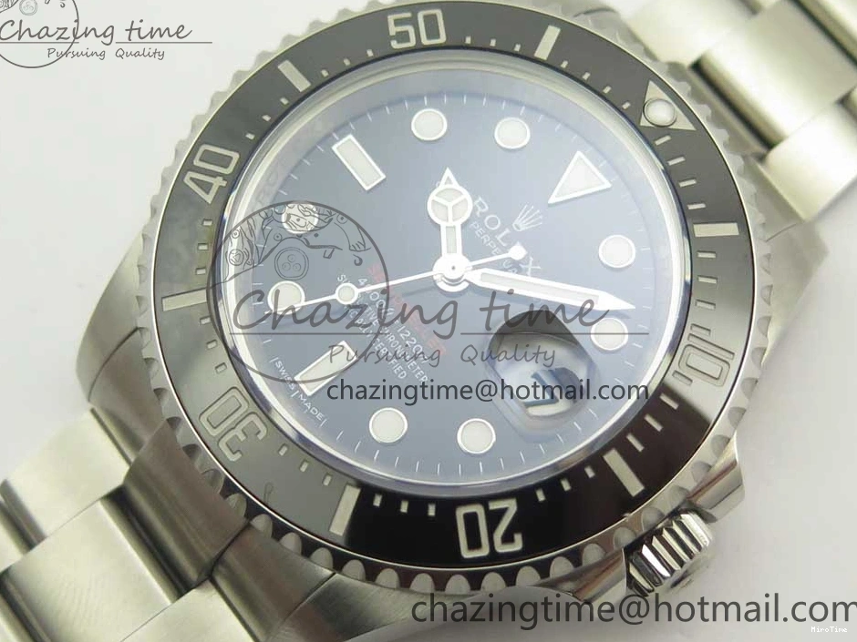 MiroTime 0226 Sea-Dweller 2017 Baselworld 126600 Noob 1:1 Best Edition 904L Steel Black Dial on SS Bracelet A2836 V Versatile 3312